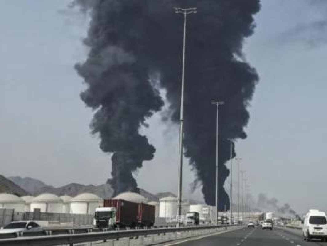 Dron BƏƏ-nin əsas qaz mərkəzini sıradan çıxarıb