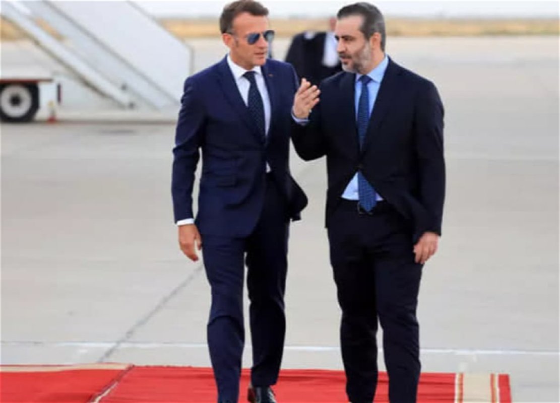 Makron Suriyaya səfər edib