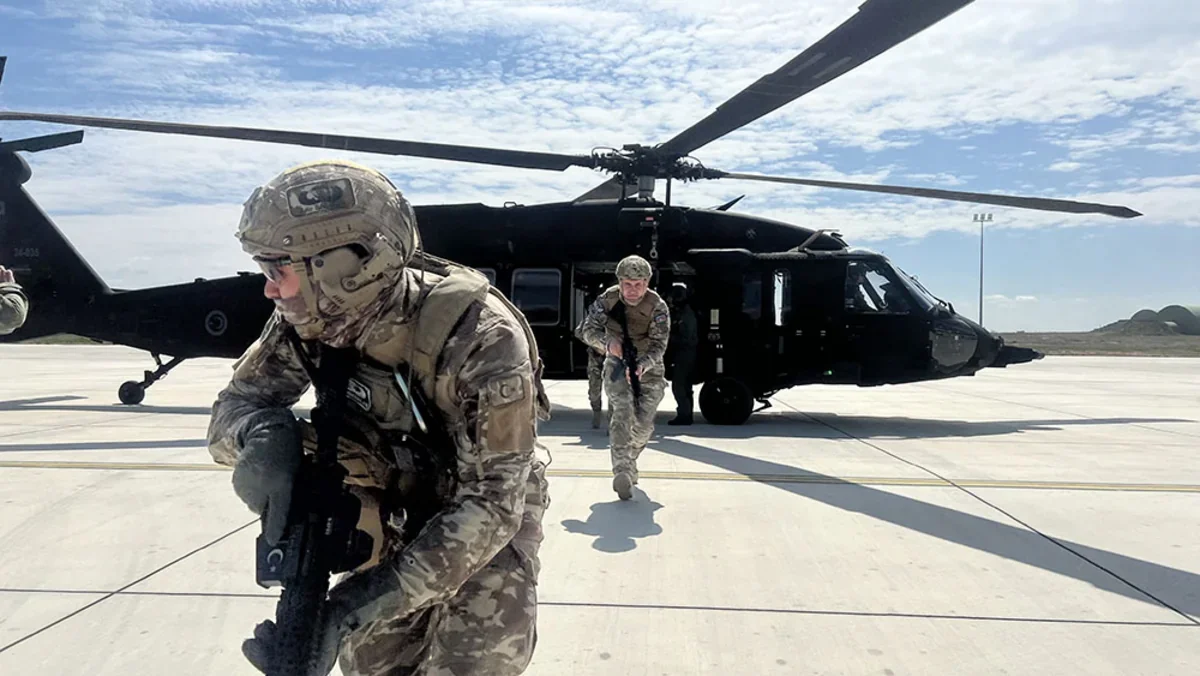 Azərbaycan hərbçiləri Türkiyədə təlimə qatılıb