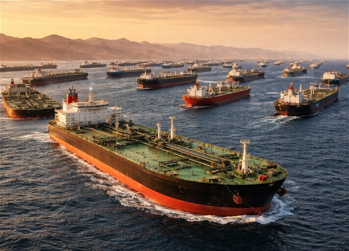 Hörmüz boğazı yaxınlığında yüzlərlə gəmi saxlanılıb