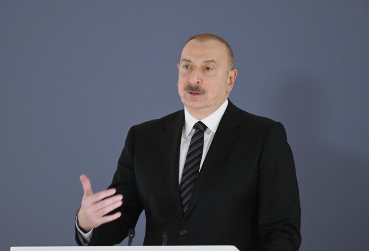 Prezident Şuşada keçirilən beynəlxalq konfransın iştirakçılarına müraciət ünvanlayıb