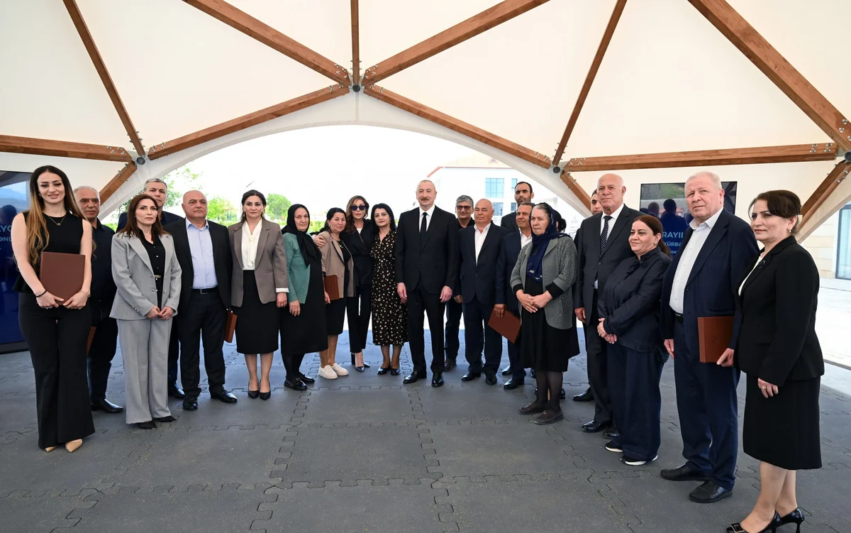 Prezident və birinci xanım Cəbrayılda yeni açılışlar ediblər, sakinlərlə görüşüblər (Yenilənib)
