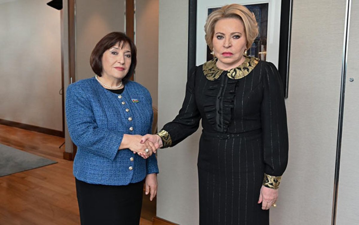 Sahibə Qafarova Matviyenko ilə İstanbulda görüşüb