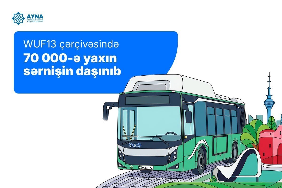  WUF13 çərçivəsində daşımalara 180 avtobus cəlb olunub 