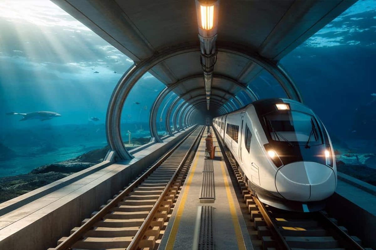 Analoqu olmayan sualtı dəmir yolu inşa olunur 