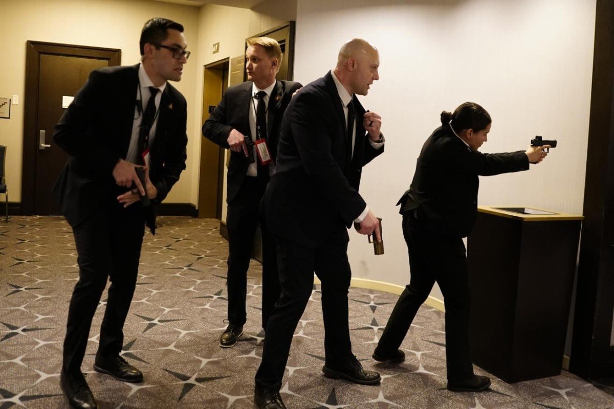 Trampın tədbirində atəş açılıb, saxlanılan var