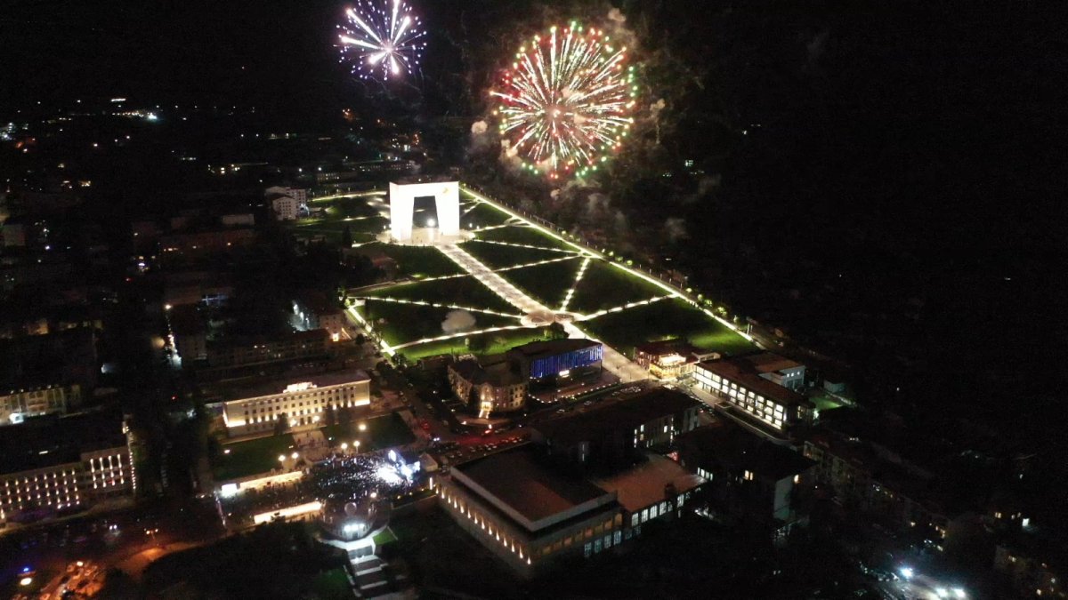 Xankəndidə festival və atəşfəşanlıq olub 